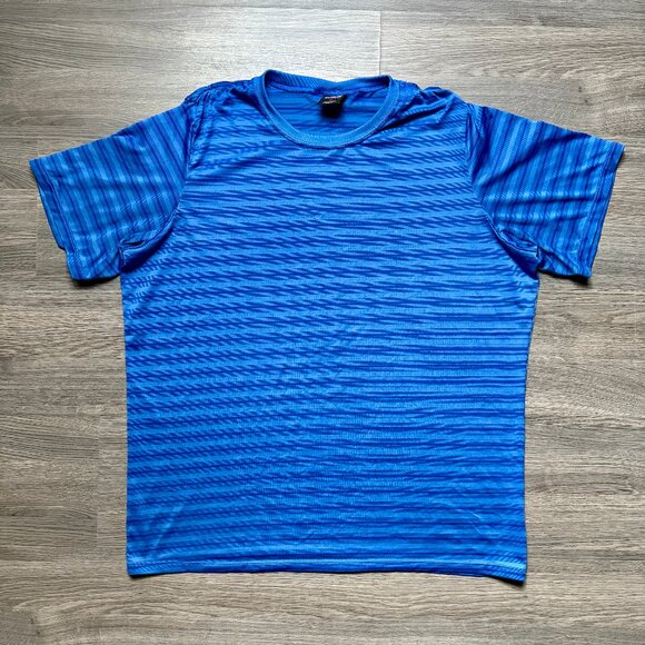 *Vintage Patagonia Men's Capilene Cool Stretch Crew Shirt - Blue - Picture 1 of 5